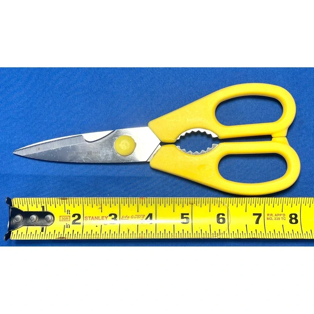 Wusthof 5558 Yellow Handle Kitchen Shears Scissors Germany Take Apart Tool
